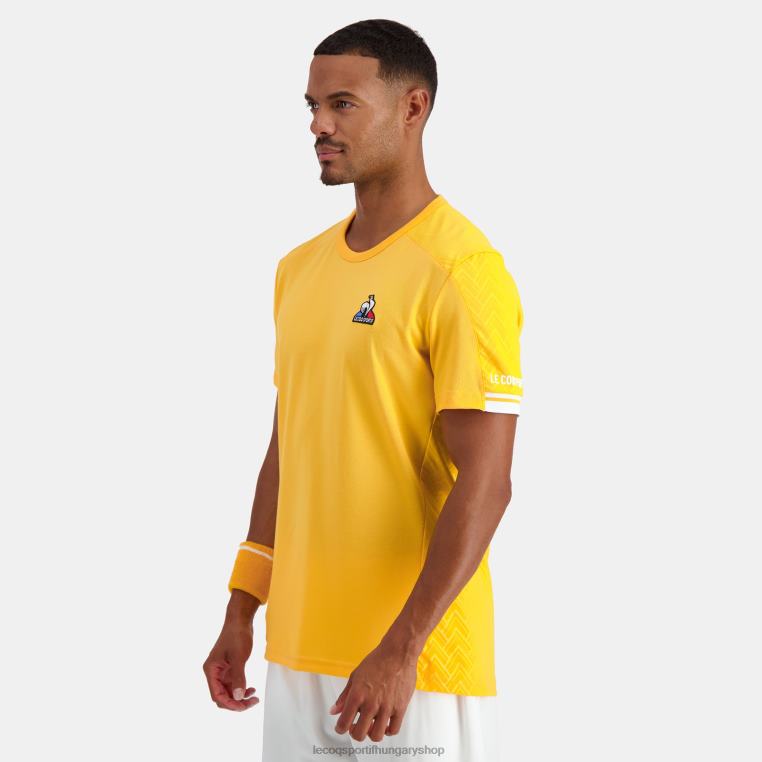 ruházat férfiak Le Coq Sportif póló narancssárga 846V478