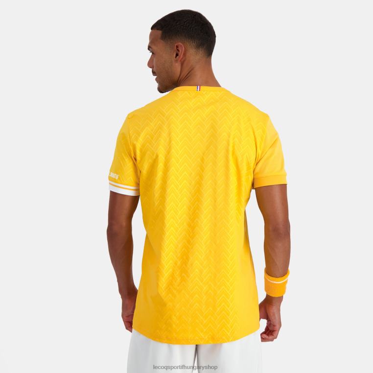 ruházat férfiak Le Coq Sportif póló narancssárga 846V478