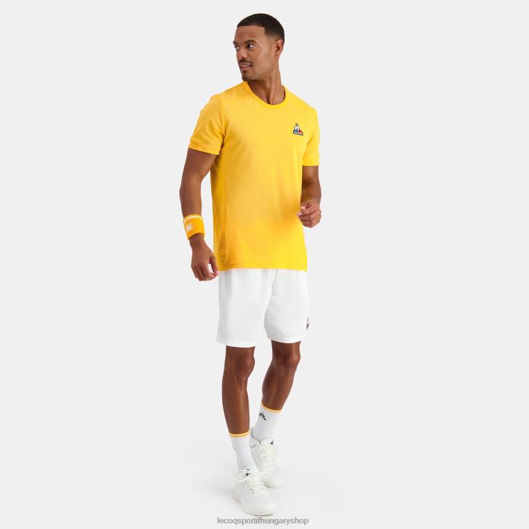 ruházat férfiak Le Coq Sportif póló narancssárga 846V478