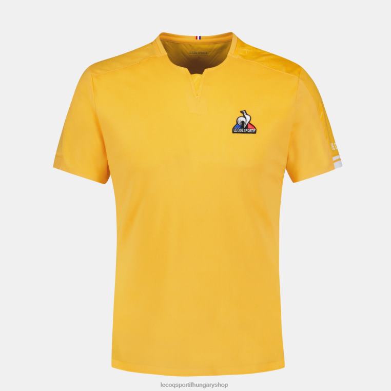 ruházat férfiak Le Coq Sportif póló narancssárga 846V483