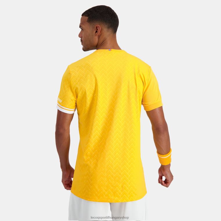 ruházat férfiak Le Coq Sportif póló narancssárga 846V483