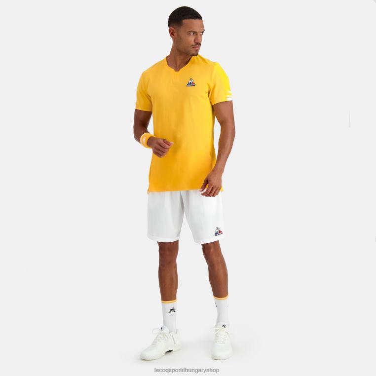 ruházat férfiak Le Coq Sportif póló narancssárga 846V483