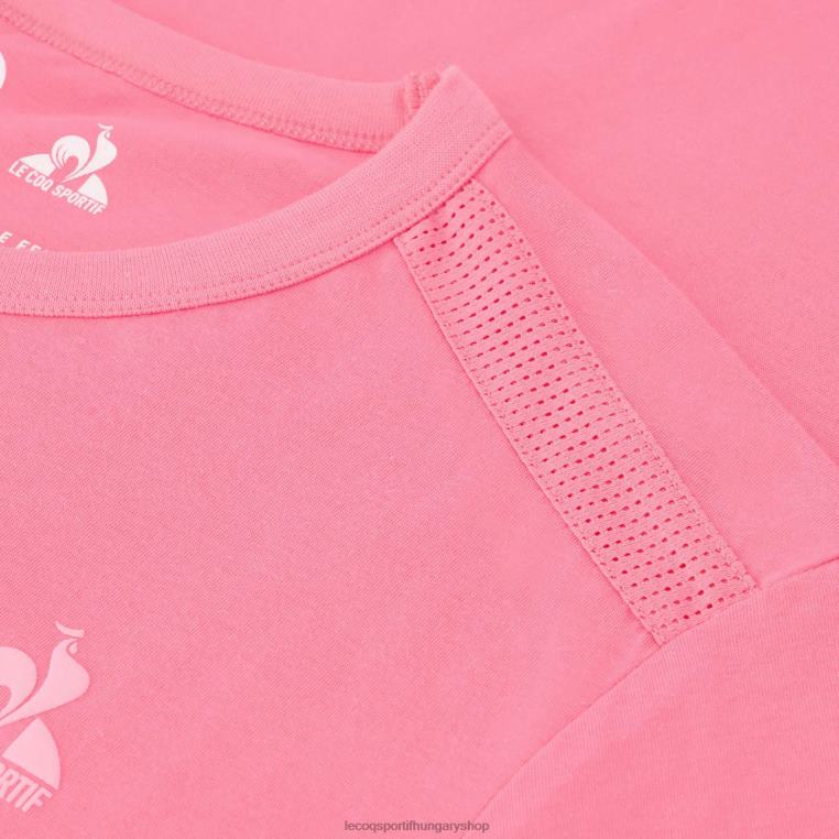 ruházat férfiak Le Coq Sportif póló rózsaszín 846V204