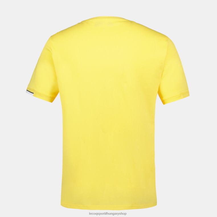 ruházat férfiak Le Coq Sportif póló sárga 846V211