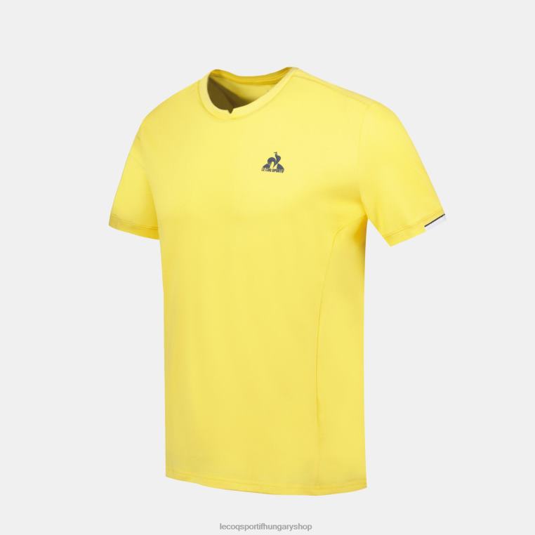 ruházat férfiak Le Coq Sportif póló sárga 846V211