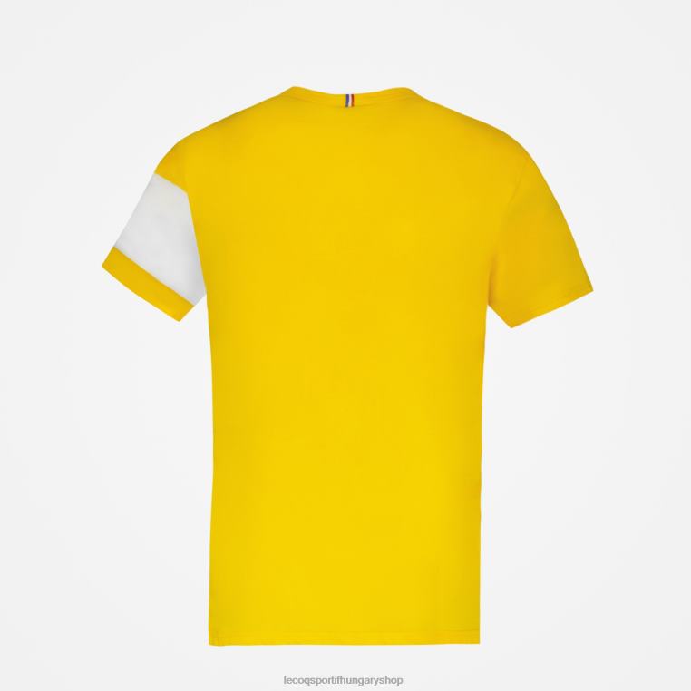 ruházat férfiak Le Coq Sportif póló sárga 846V449