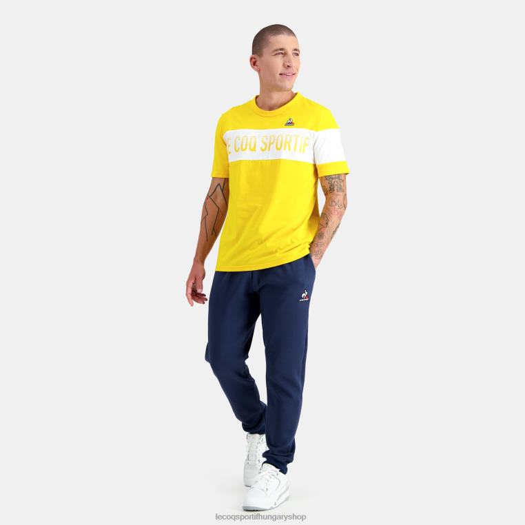 ruházat férfiak Le Coq Sportif póló sárga 846V449