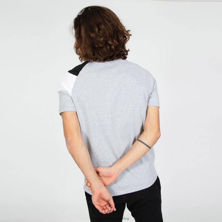 ruházat férfiak Le Coq Sportif póló szürke 846V190