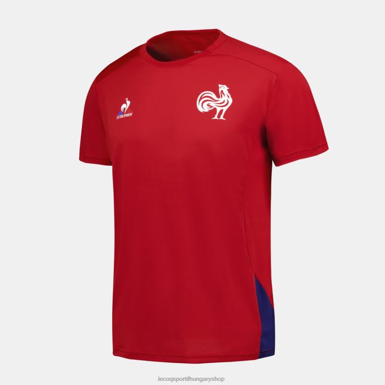 ruházat férfiak Le Coq Sportif piros póló 846V213