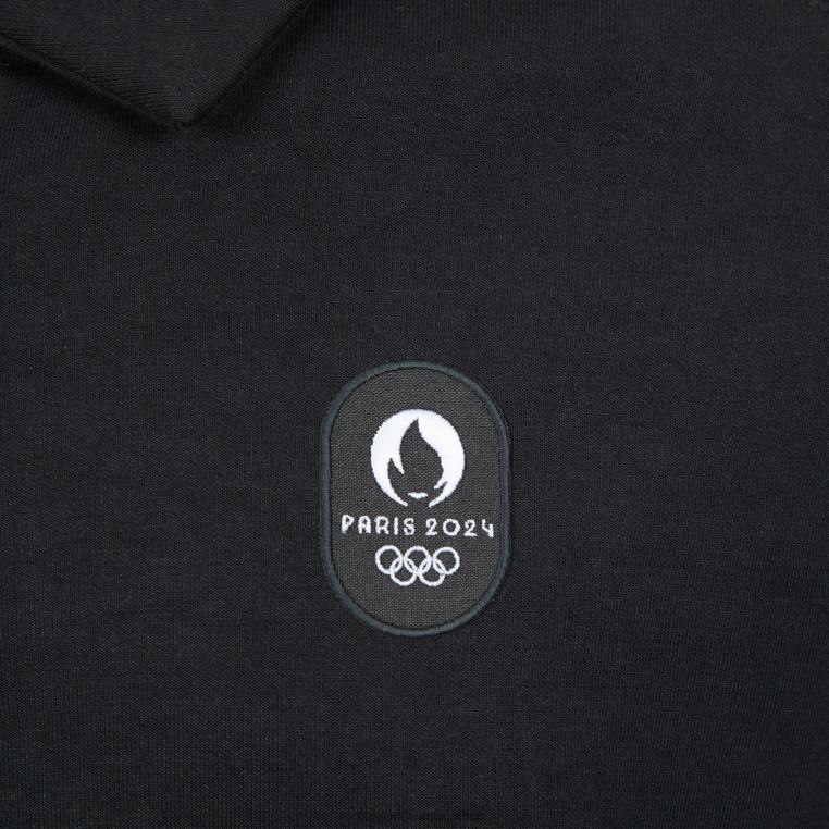 ruházat férfiak Le Coq Sportif cipzáras pulóver fekete 846V489