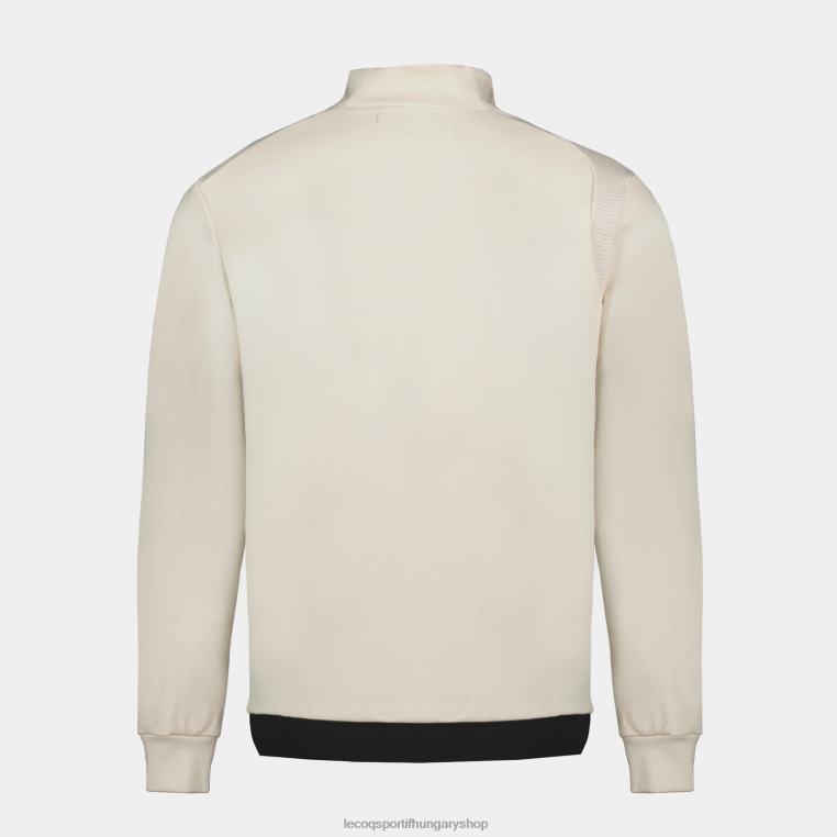 ruházat férfiak Le Coq Sportif cipzáros pulóver barna 846V8