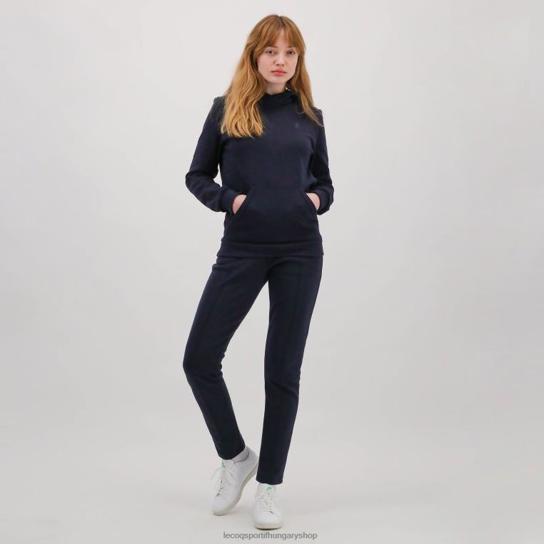 ruházat férfiak Le Coq Sportif kapucnis pulóver kék 846V494