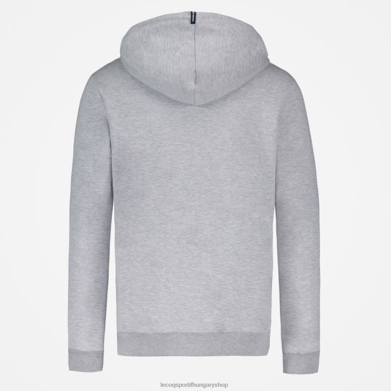 ruházat férfiak Le Coq Sportif kapucnis pulóver szürke 846V63