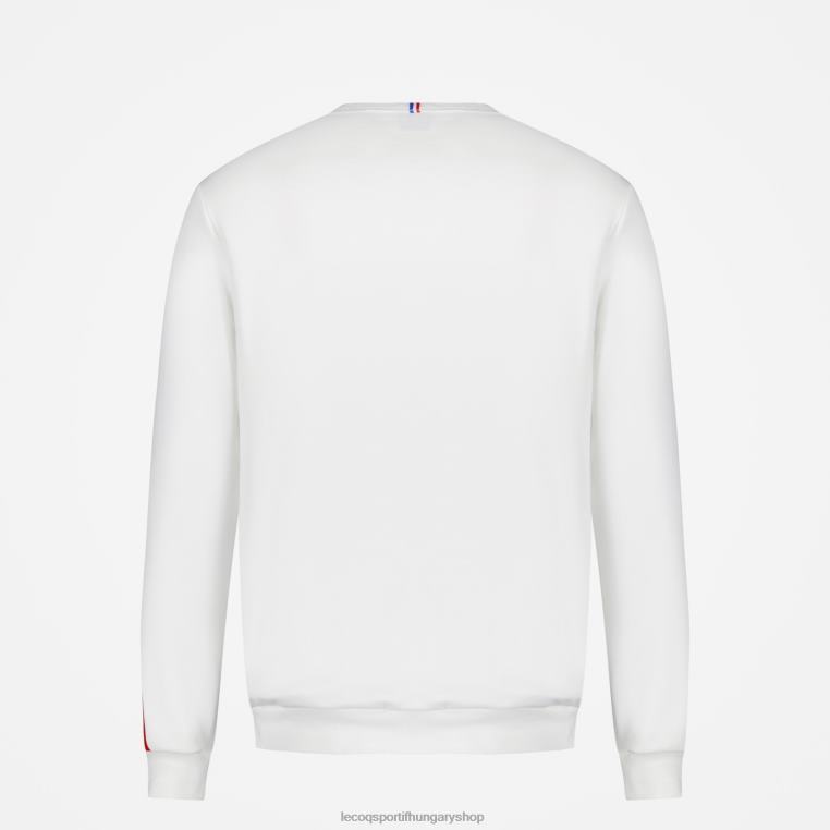 ruházat férfiak Le Coq Sportif pulóver fehér 846V1