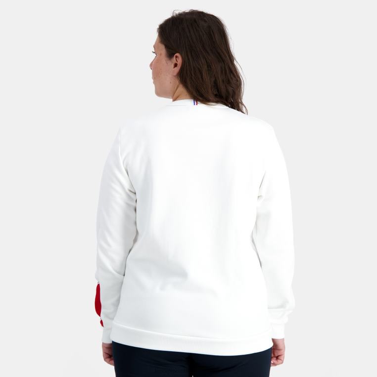 ruházat férfiak Le Coq Sportif pulóver fehér 846V1