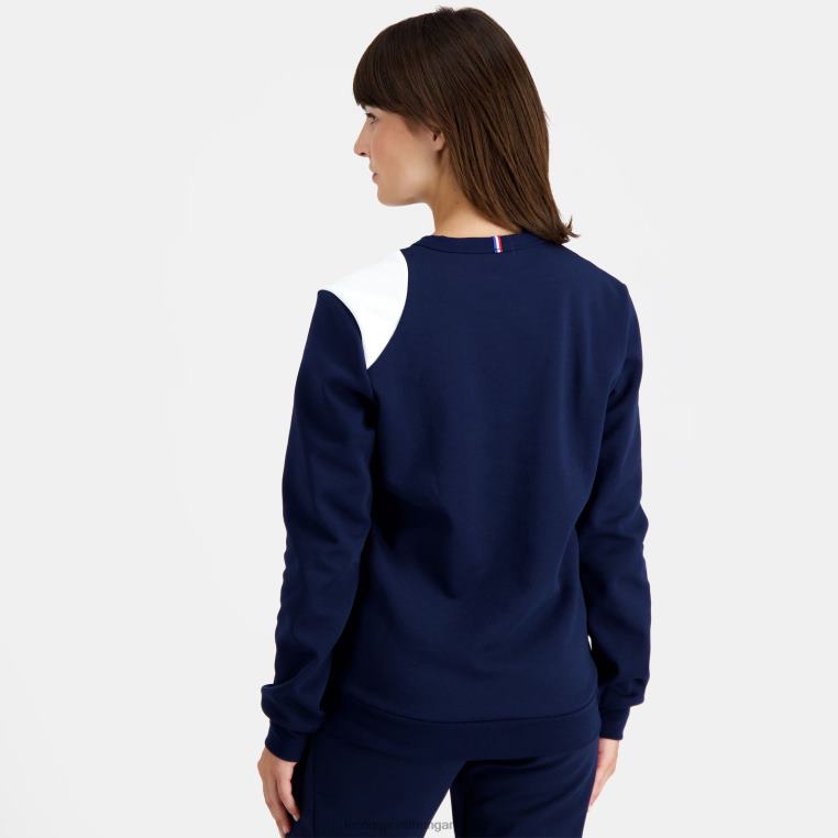 ruházat férfiak Le Coq Sportif pulóver kék 846V452