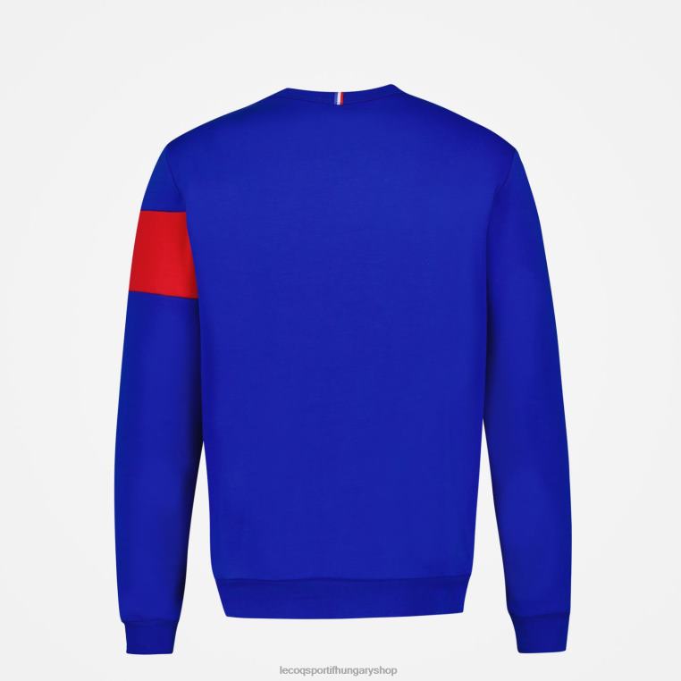 ruházat férfiak Le Coq Sportif pulóver kék 846V456