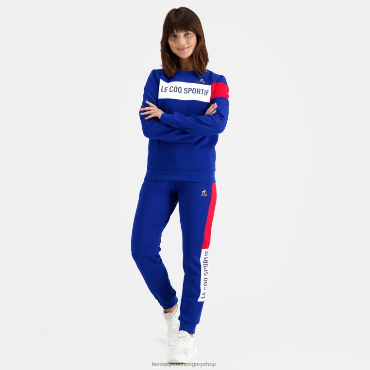 ruházat férfiak Le Coq Sportif pulóver kék 846V456