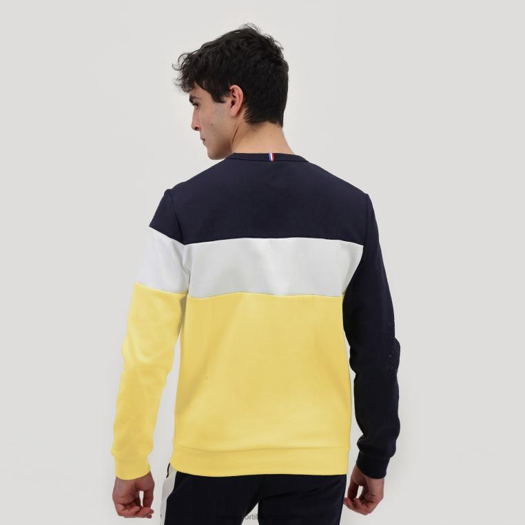 ruházat férfiak Le Coq Sportif pulóver kék 846V484