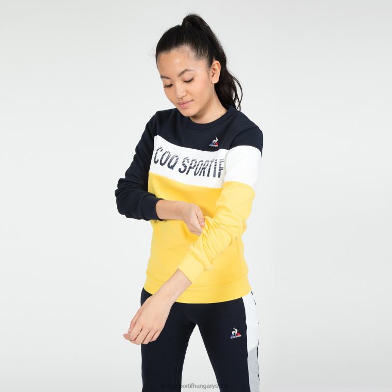 ruházat férfiak Le Coq Sportif pulóver kék 846V484