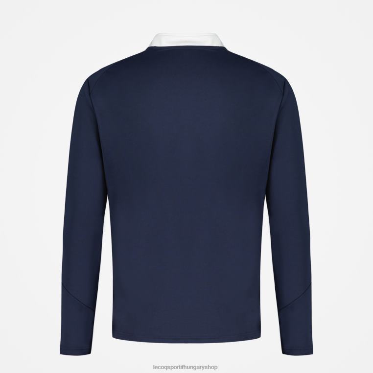 ruházat férfiak Le Coq Sportif pulóver kék 846V75