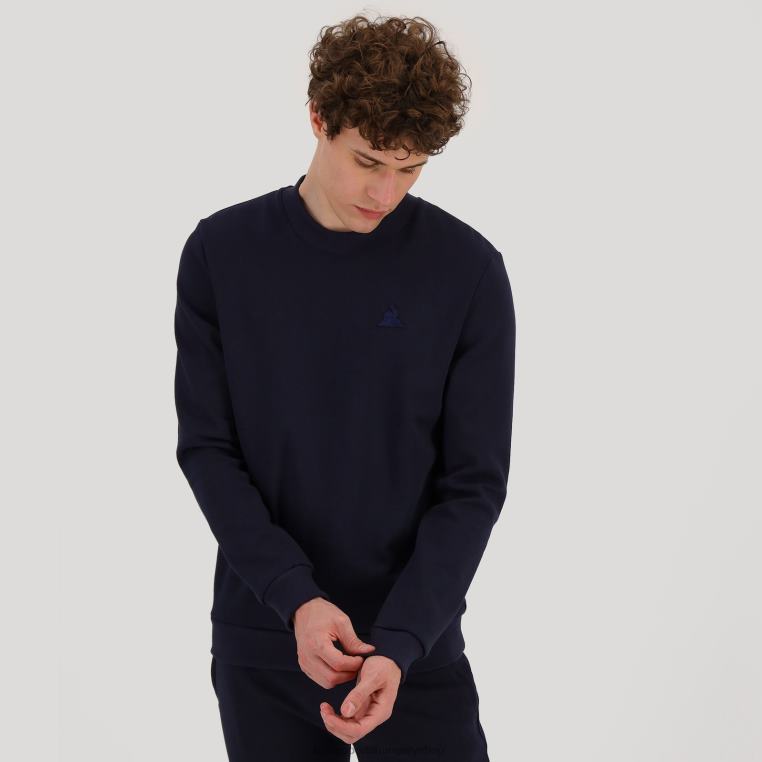 ruházat férfiak Le Coq Sportif pulóver kék 846V80