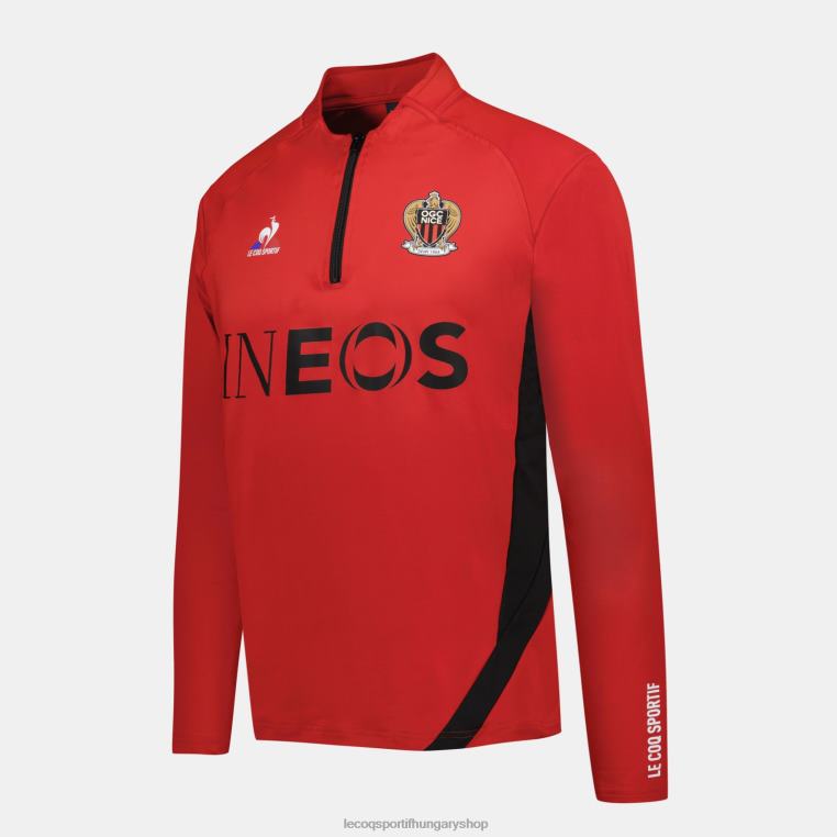 ruházat férfiak Le Coq Sportif pulóver piros 846V16