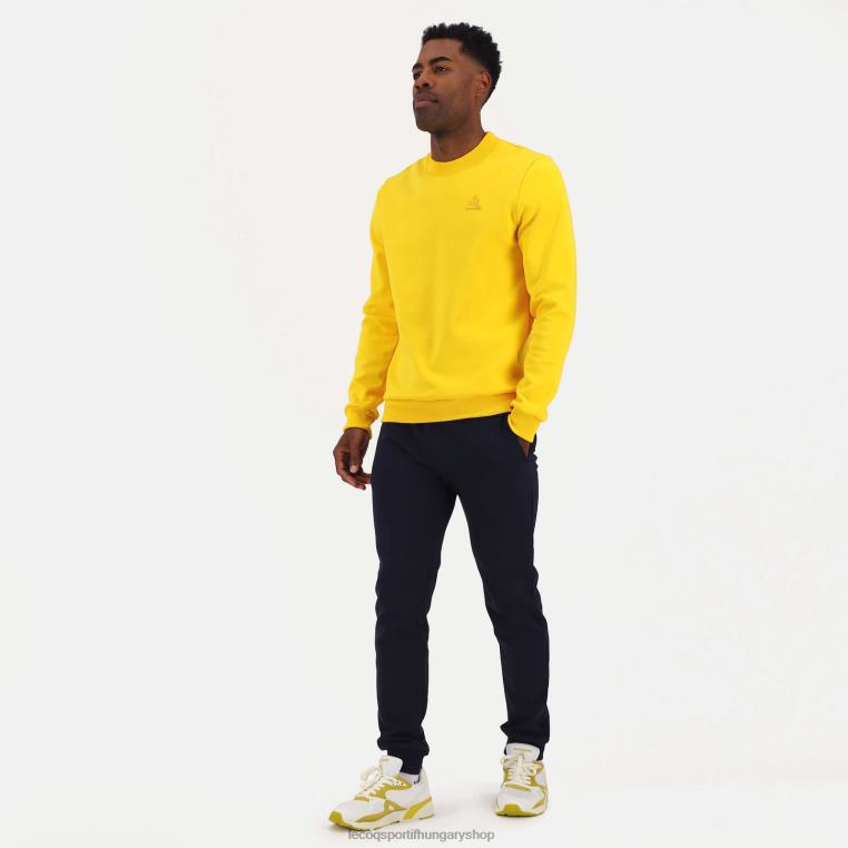 ruházat férfiak Le Coq Sportif pulóver sárga 846V464