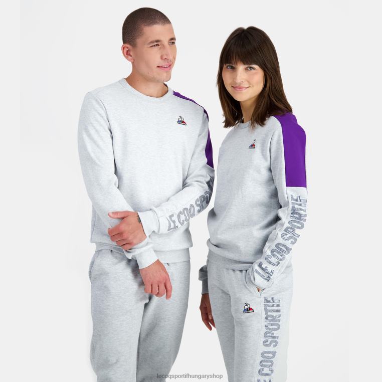 ruházat férfiak Le Coq Sportif pulóver szürke 846V443