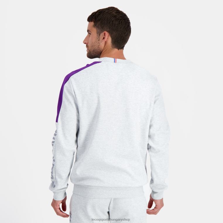 ruházat férfiak Le Coq Sportif pulóver szürke 846V443