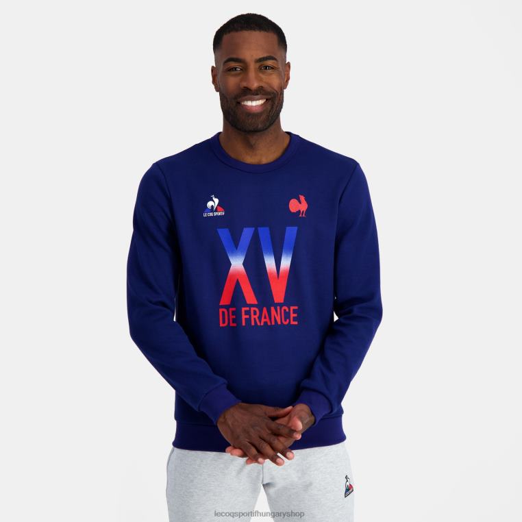 ruházat férfiak Le Coq Sportif pulóver - xv de france kék 846V5