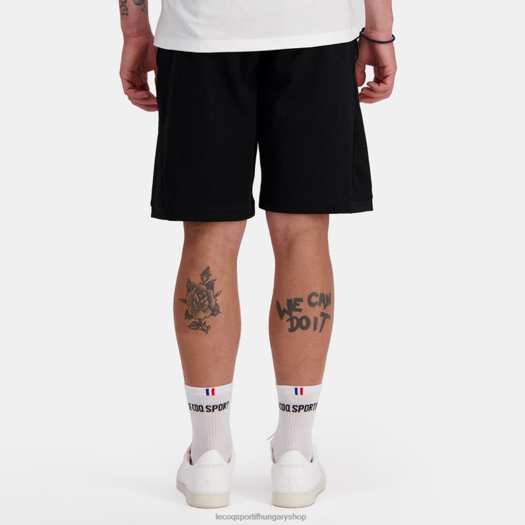 ruházat férfiak Le Coq Sportif rövidnadrág fekete 846V223