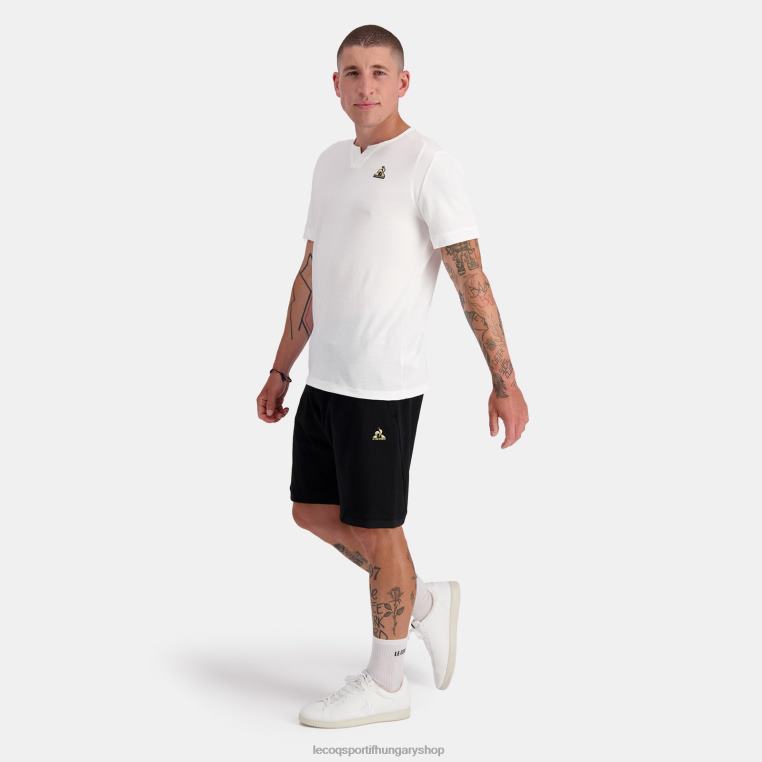 ruházat férfiak Le Coq Sportif rövidnadrág fekete 846V223