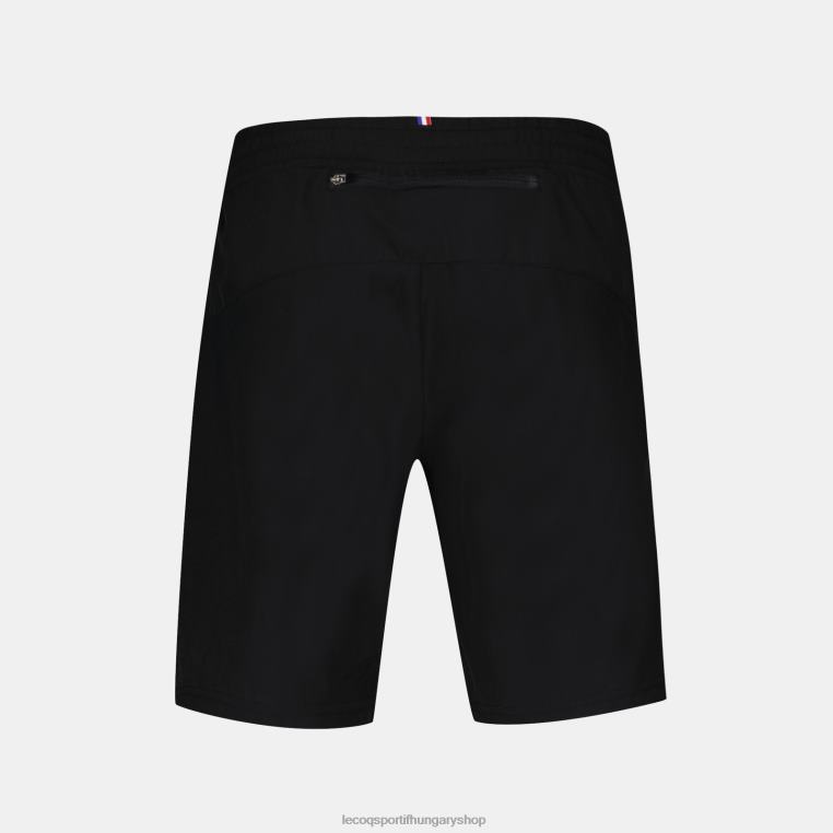 ruházat férfiak Le Coq Sportif rövidnadrág fekete 846V237