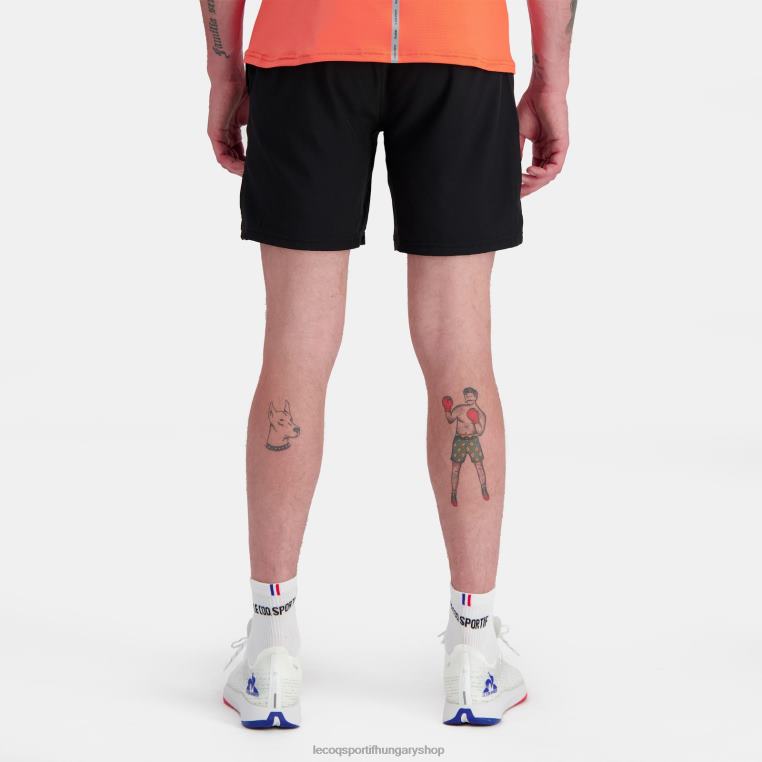 ruházat férfiak Le Coq Sportif rövidnadrág fekete 846V237