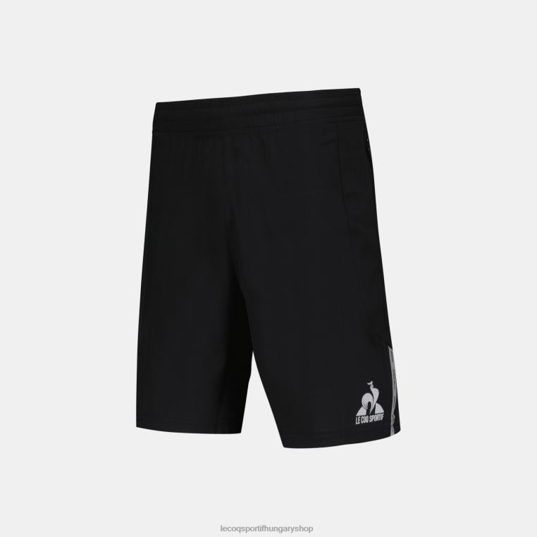 ruházat férfiak Le Coq Sportif rövidnadrág fekete 846V237