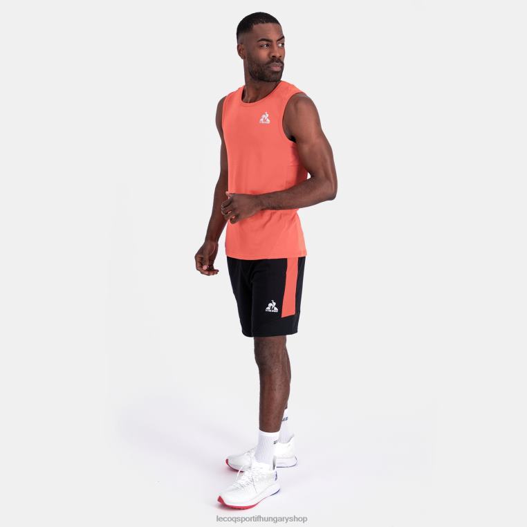 ruházat férfiak Le Coq Sportif rövidnadrág fekete 846V238