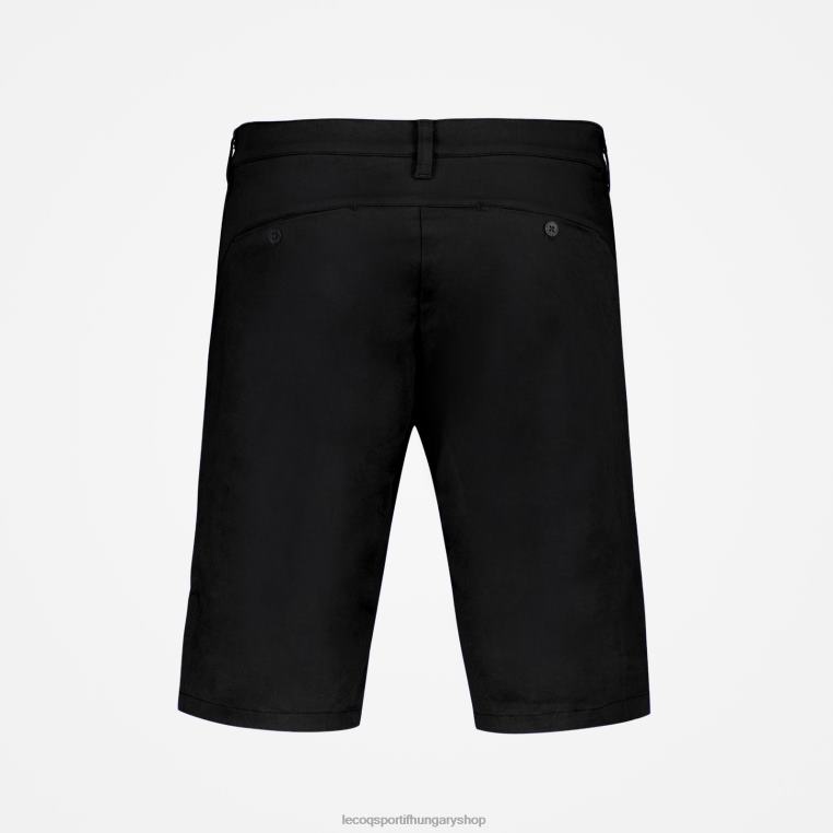ruházat férfiak Le Coq Sportif rövidnadrág fekete 846V243