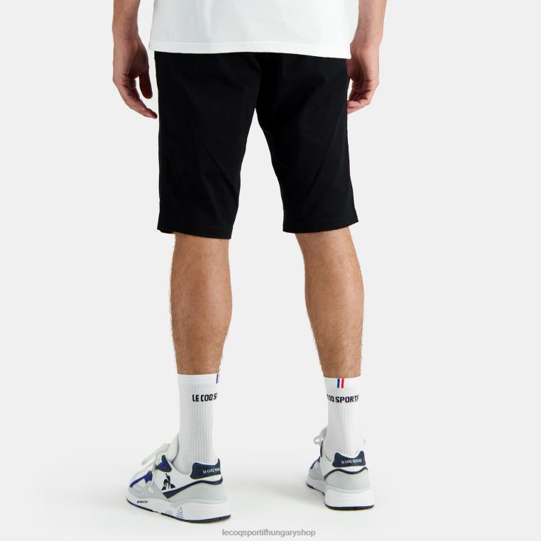 ruházat férfiak Le Coq Sportif rövidnadrág fekete 846V243