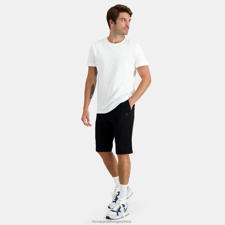 ruházat férfiak Le Coq Sportif rövidnadrág fekete 846V243