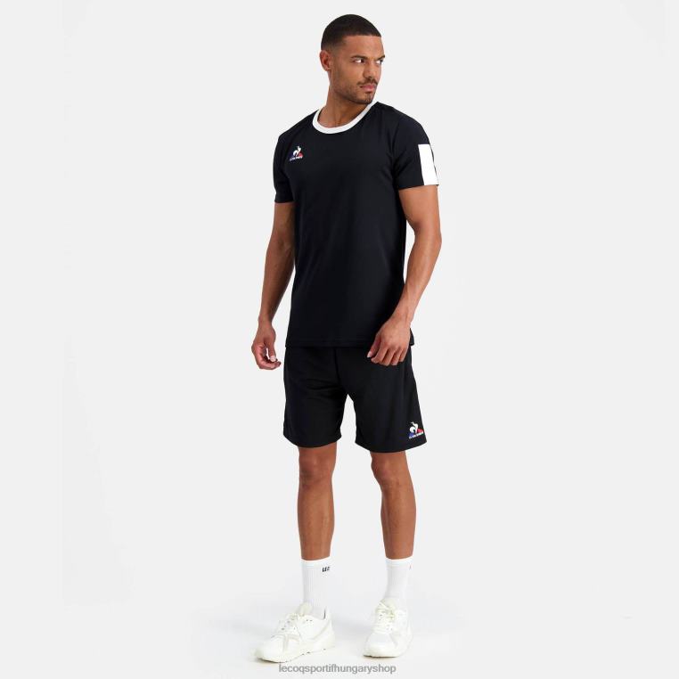 ruházat férfiak Le Coq Sportif rövidnadrág fekete 846V245