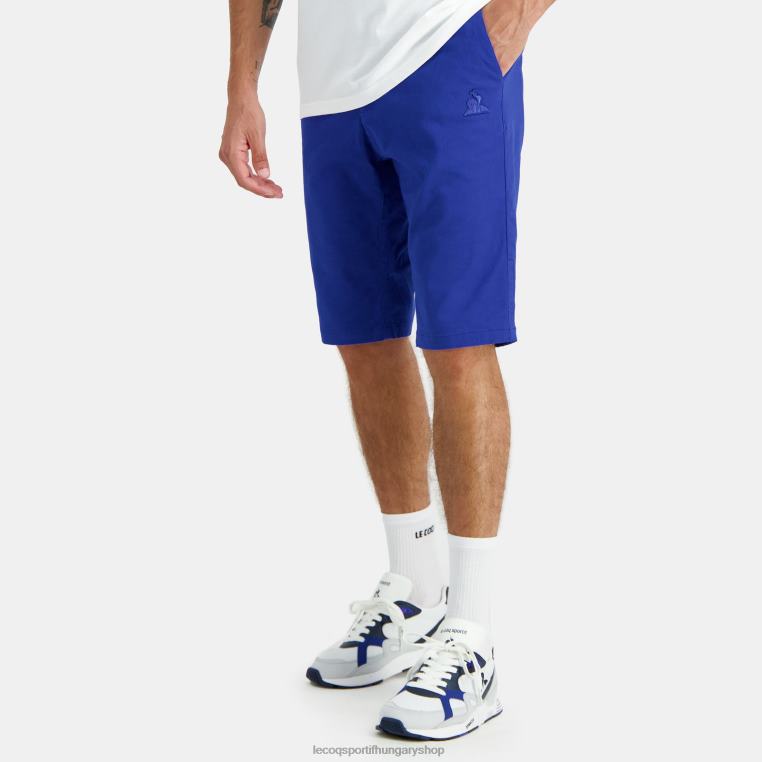 ruházat férfiak Le Coq Sportif rövidnadrág kék 846V506