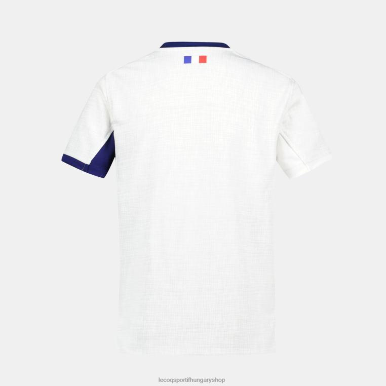 ruházat gyermekek Le Coq Sportif mez replika xv de france - rögbi világbajnokság 2023 fehér 846V695