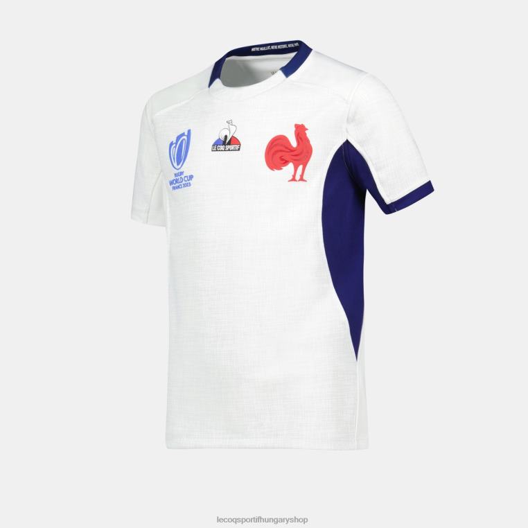 ruházat gyermekek Le Coq Sportif mez replika xv de france - rögbi világbajnokság 2023 fehér 846V695