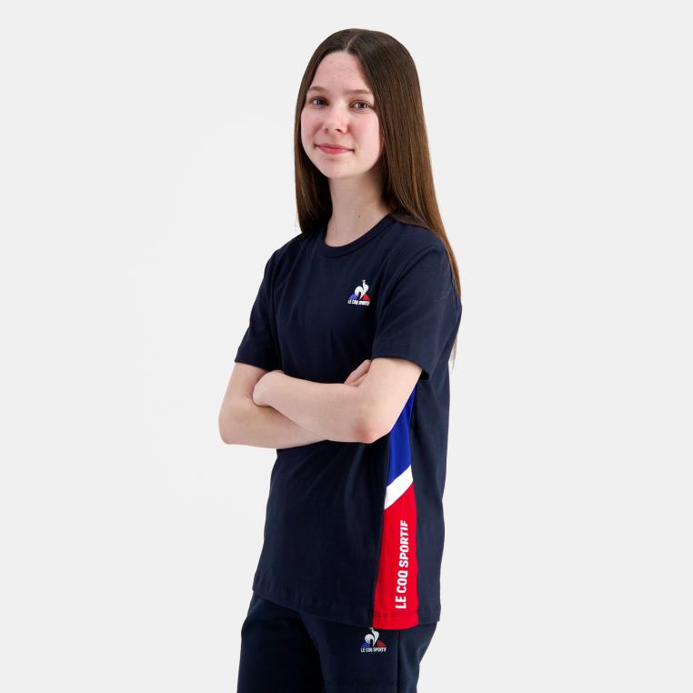 ruházat gyermekek Le Coq Sportif póló kék 846V385