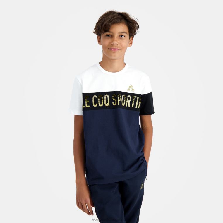 ruházat gyermekek Le Coq Sportif póló kék 846V639