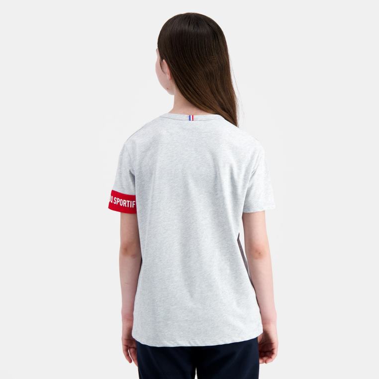 ruházat gyermekek Le Coq Sportif póló szürke 846V384