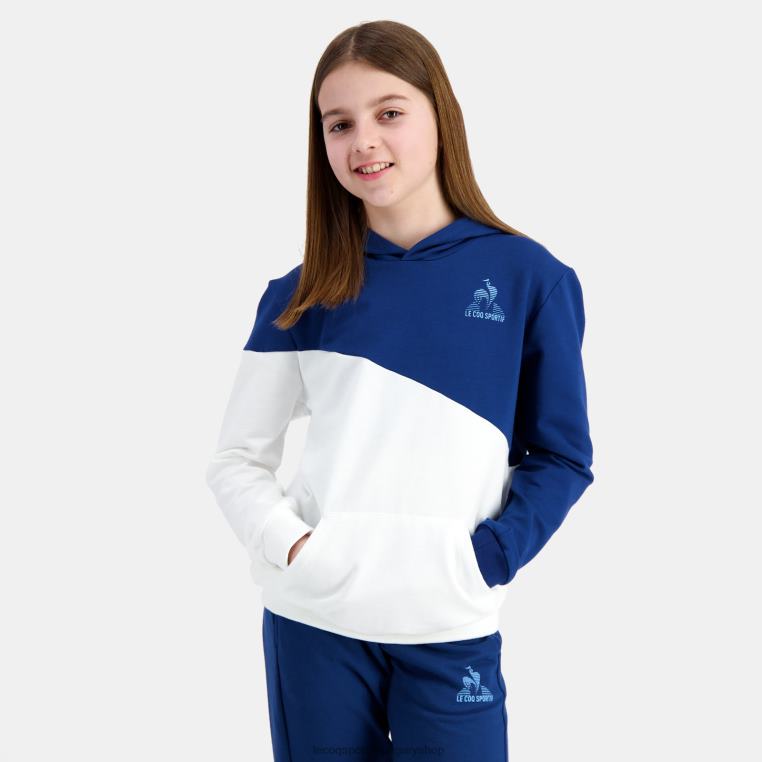 ruházat gyermekek Le Coq Sportif kapucnis pulóver kék 846V395