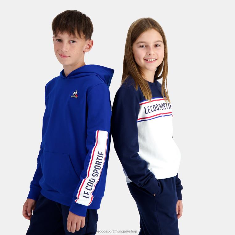 ruházat gyermekek Le Coq Sportif kapucnis pulóver kék 846V653