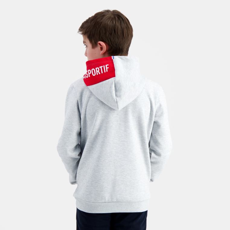ruházat gyermekek Le Coq Sportif kapucnis pulóver szürke 846V393